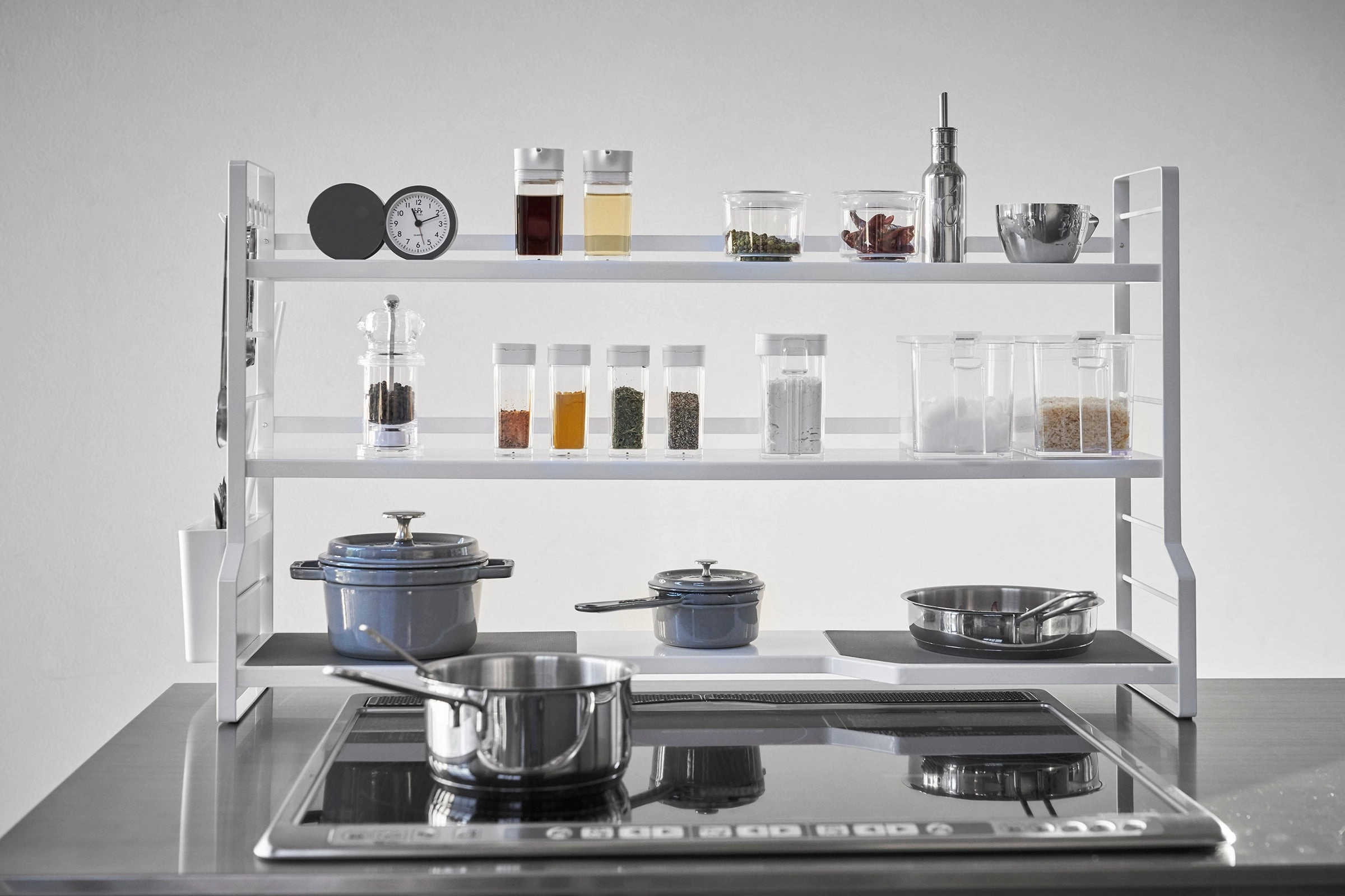 Yamazaki Home Countertop Shelves, Steel, Supports 38.5 pounds
