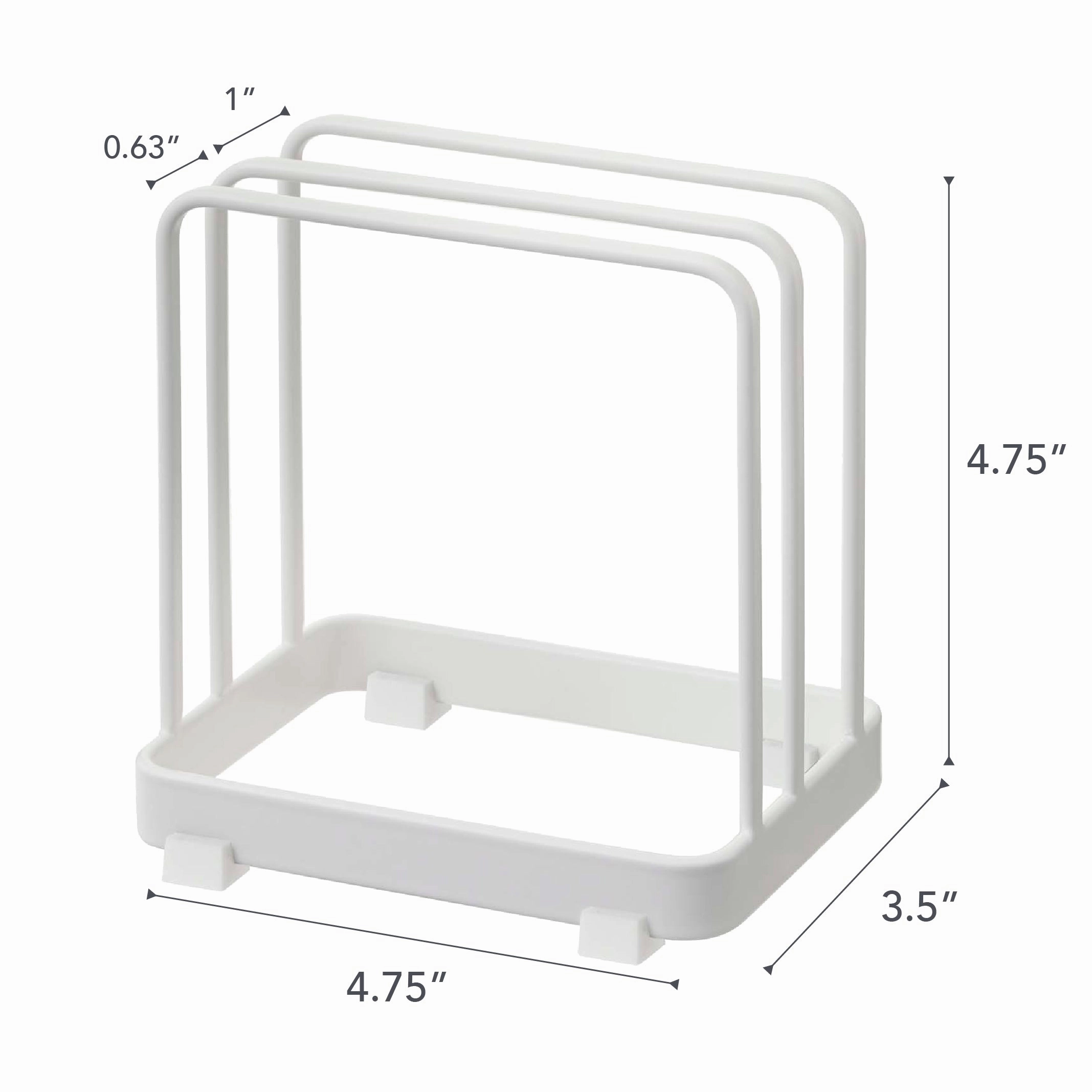 Yamazaki Home Cutting Board Stand, Steel, Water Resistant, No Assembly