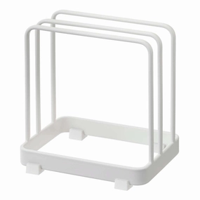 Yamazaki Home Cutting Board Stand, Steel, Water Resistant, No Assembly Cooking Tools & Accessories buy more save more