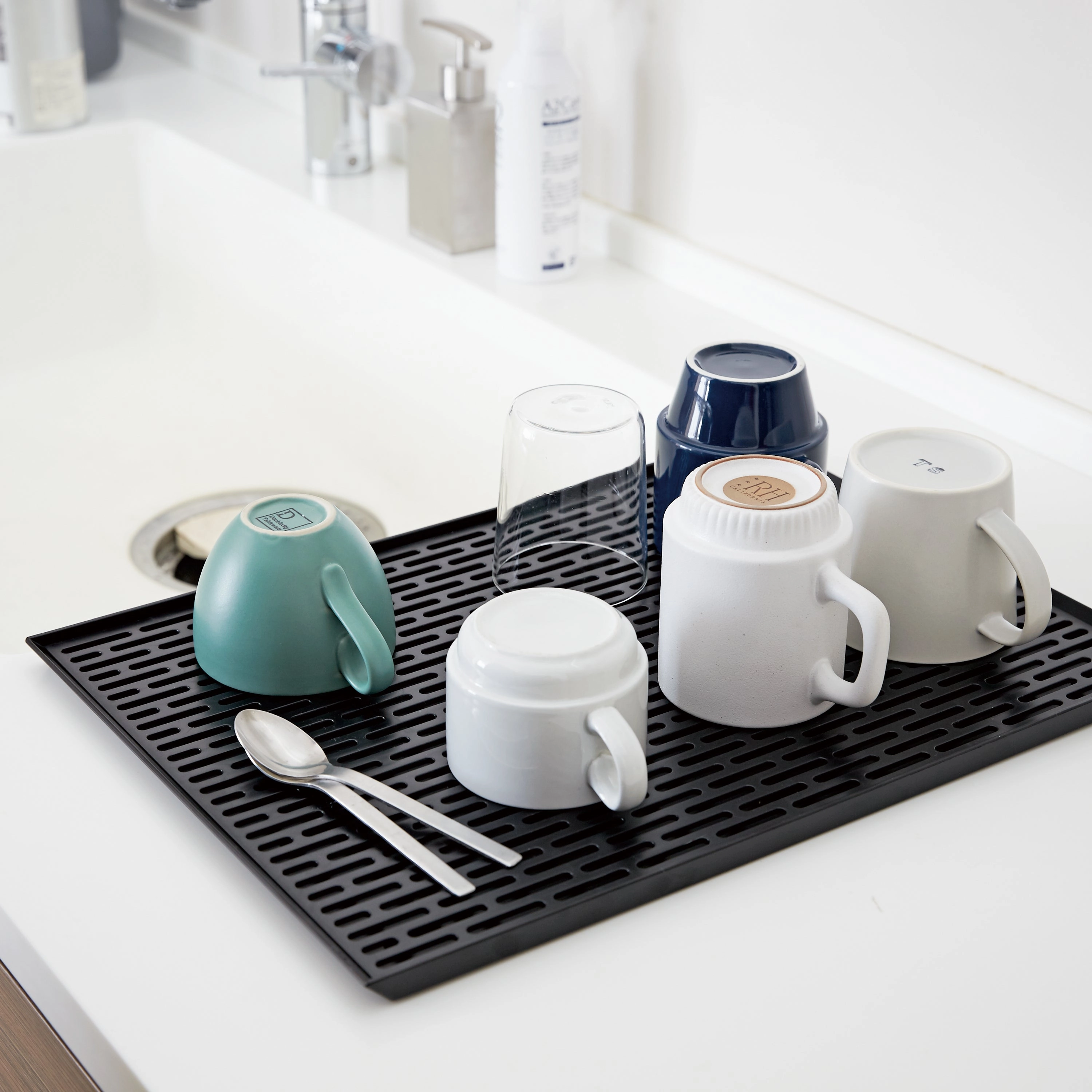 Yamazaki Home Dish Drainer Tray, ABS Plastic, No Assembly