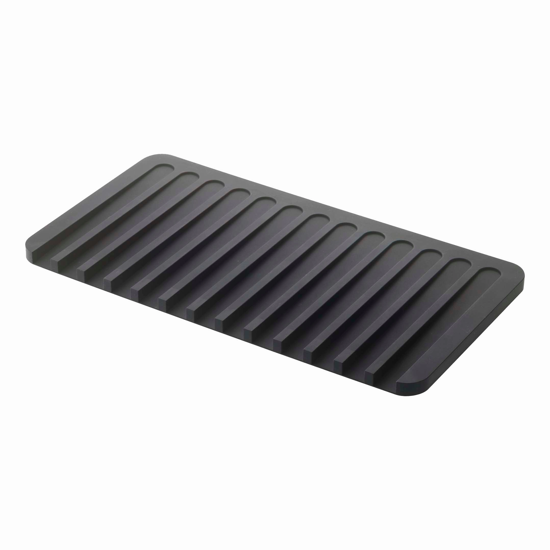 Yamazaki Home Dish Drainer Tray, Silicone, No Assembly
