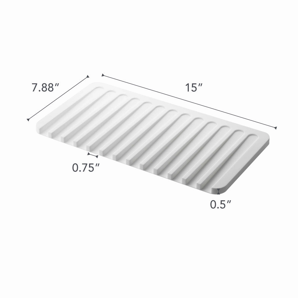 Yamazaki Home Dish Drainer Tray, Silicone, No Assembly