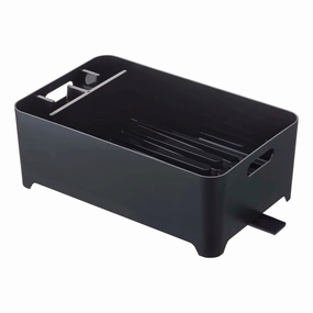 Yamazaki Home Dish Rack, ABS Plastic, 1.25 gallon, 4.5 liters, Supports 11 pounds, Built-in Utensil Holder, Draining Spout, Handles, No Assembly Cooking Tools & Accessories buy more save more
