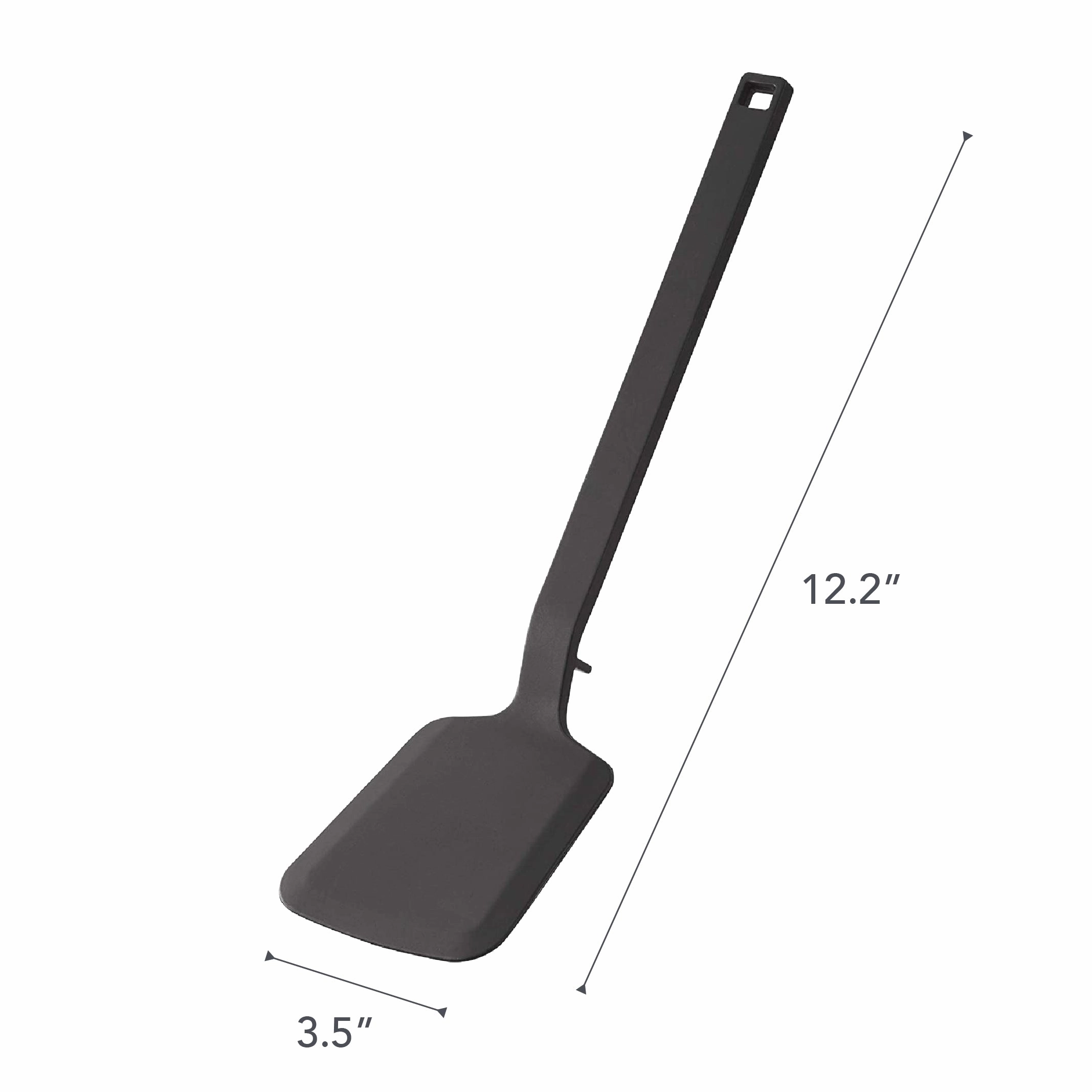 Yamazaki Home Floating Utensil - Four Styles, Silicone, Spatula, Dishwasher Safe, Floating Design, No Assembly