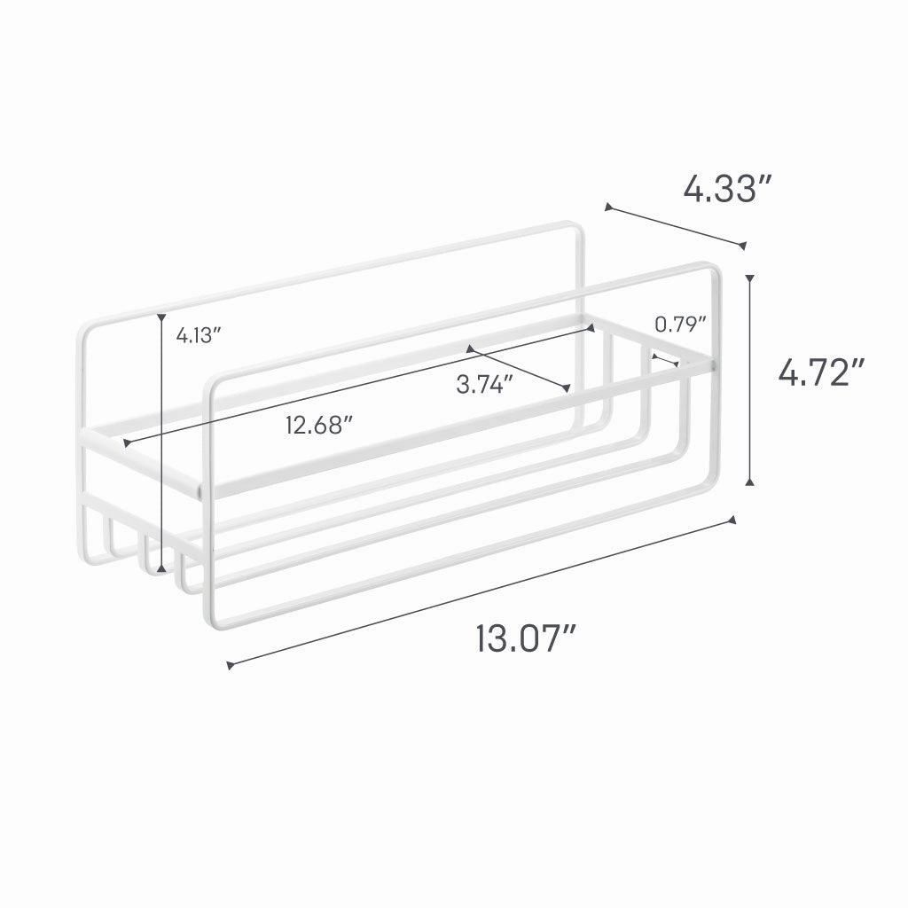 Yamazaki Home Glass and Mug Cabinet Organizer, Steel, Supports 4.4 pounds