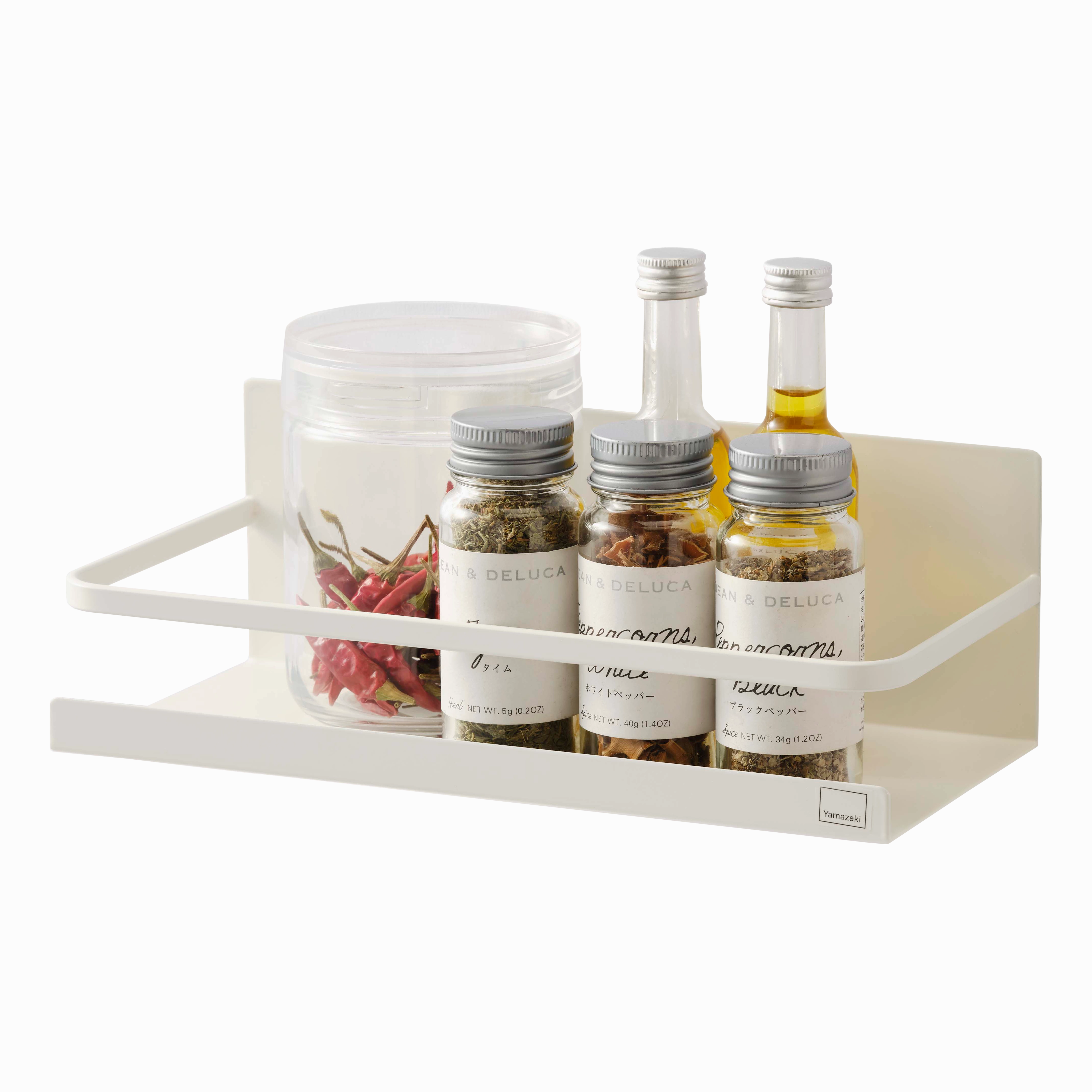 Yamazaki Home Magnetic Storage Caddy, Steel, Supports 3.3 pounds, No Assembly