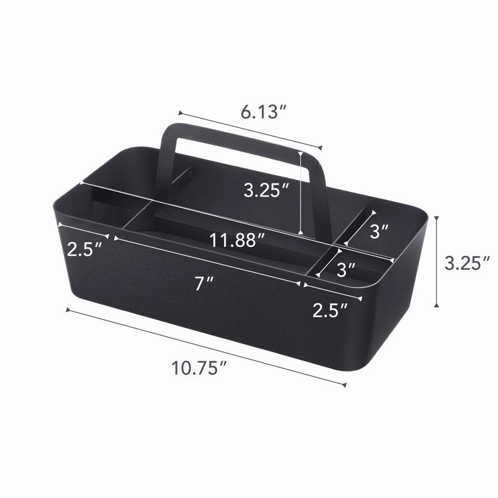 Yamazaki Home Storage Caddy, Steel, Handle, No Assembly