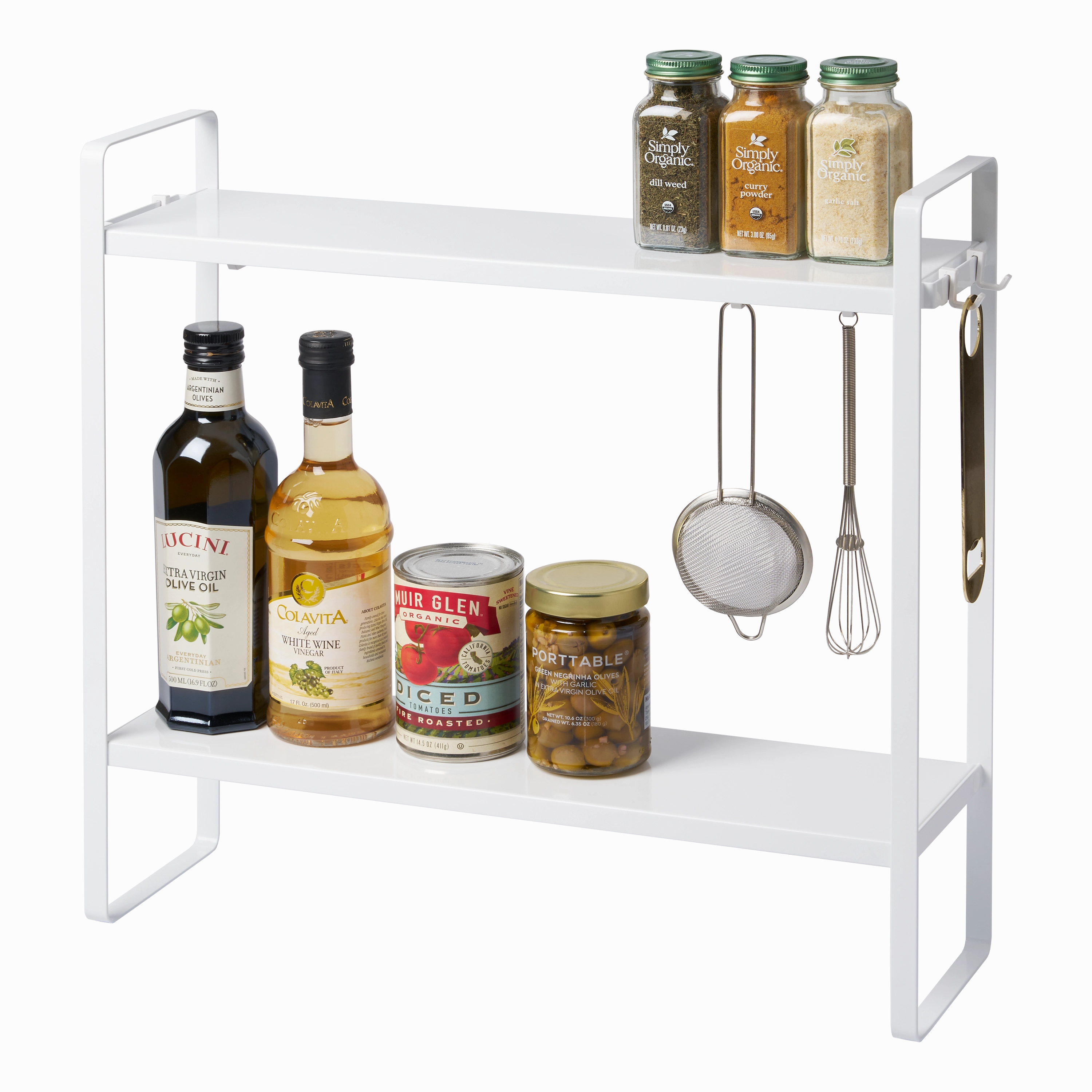 Yamazaki Home Two-Tier Countertop Rack, Steel Cooking Tools & Accessories buy more save more