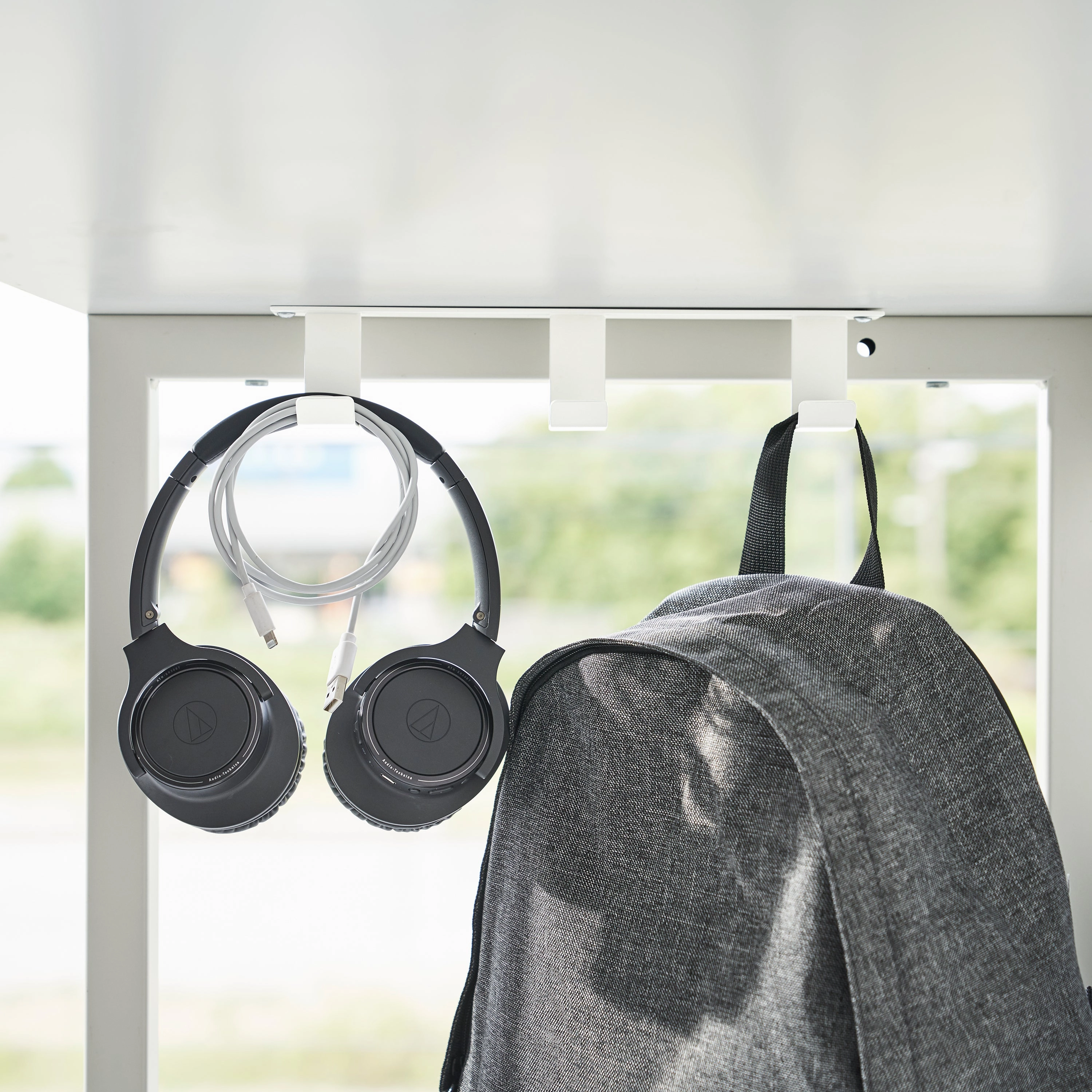 Yamazaki Home Under-Desk Hanger, Steel