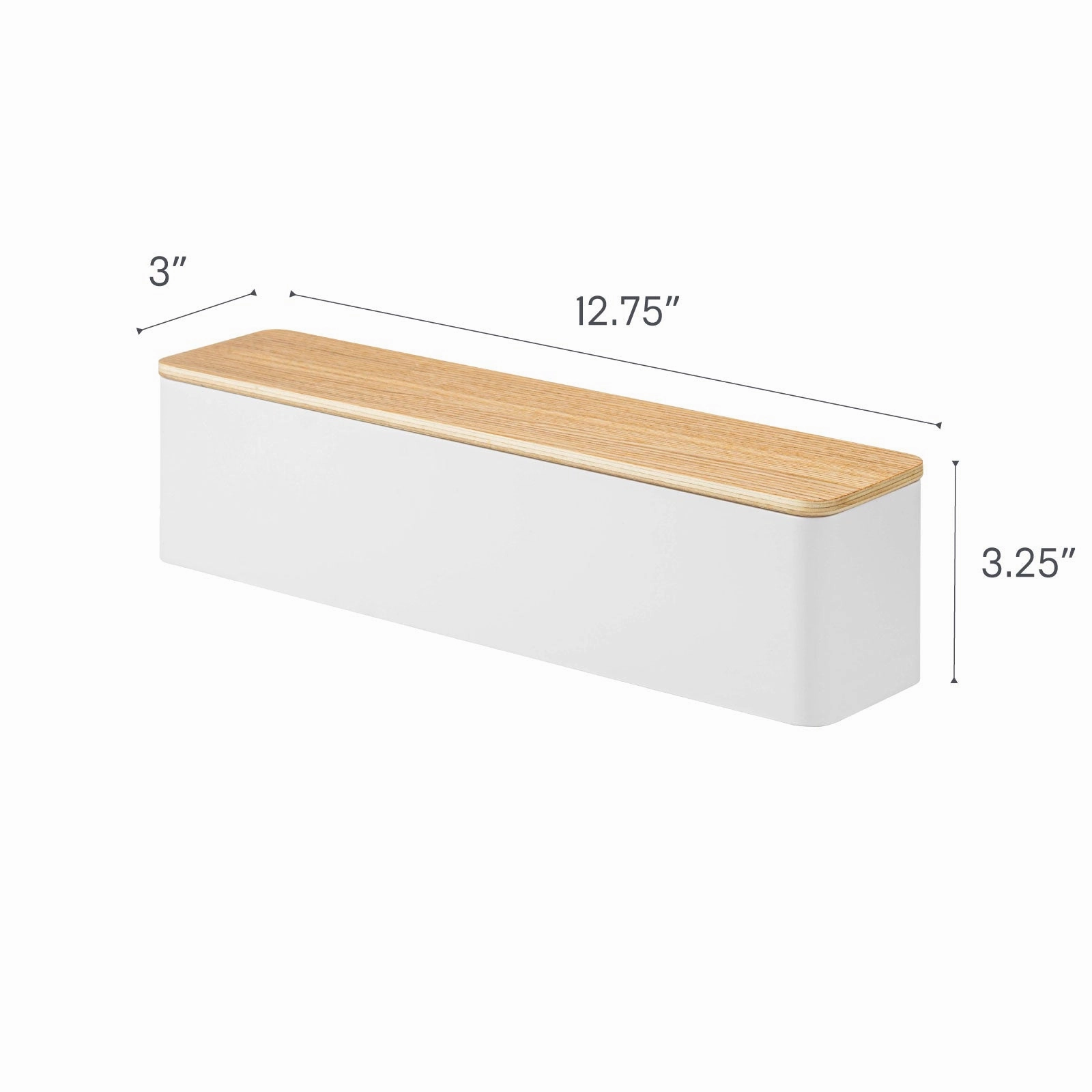 Yamazaki Home Utensil Case, Plastic   Wood, Lid, No Assembly
