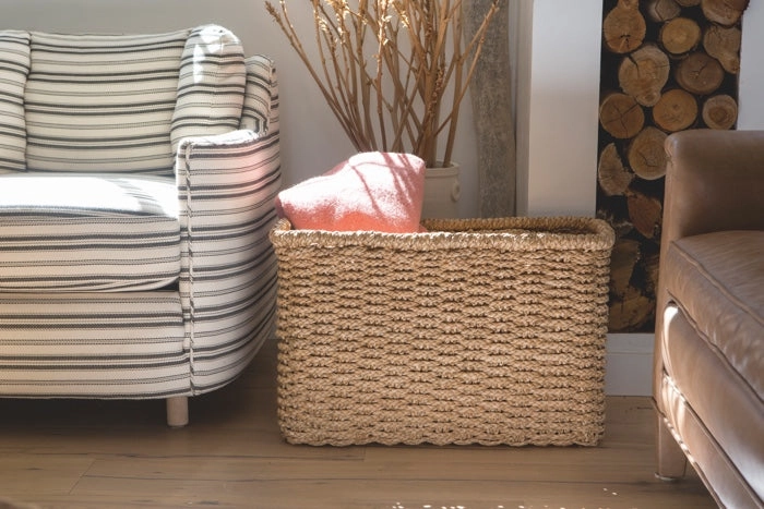 Yuma Rectangle Seagrass Basket Set/2