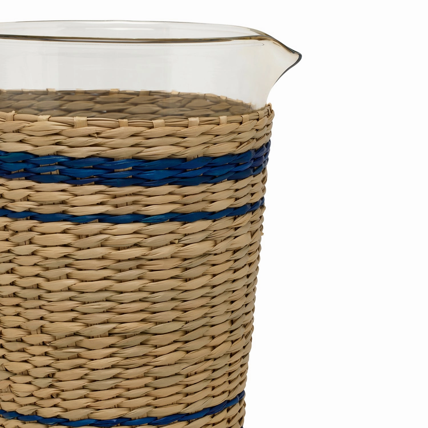 Zaley Natural/Navy Seagrass Pitcher