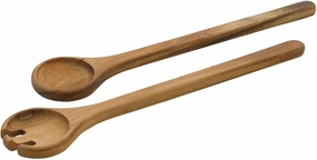 Zassenhaus Acacia Wood 2 Piece Salad Serving Utensil Set, 13.75" x 2.5" Cooking Tools & Accessories buy more save more