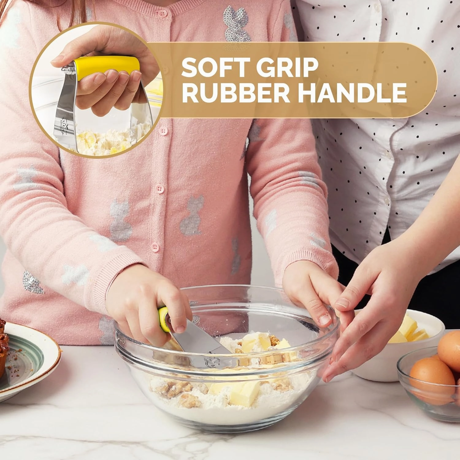Zulay Kitchen Dough Blender Top Professional