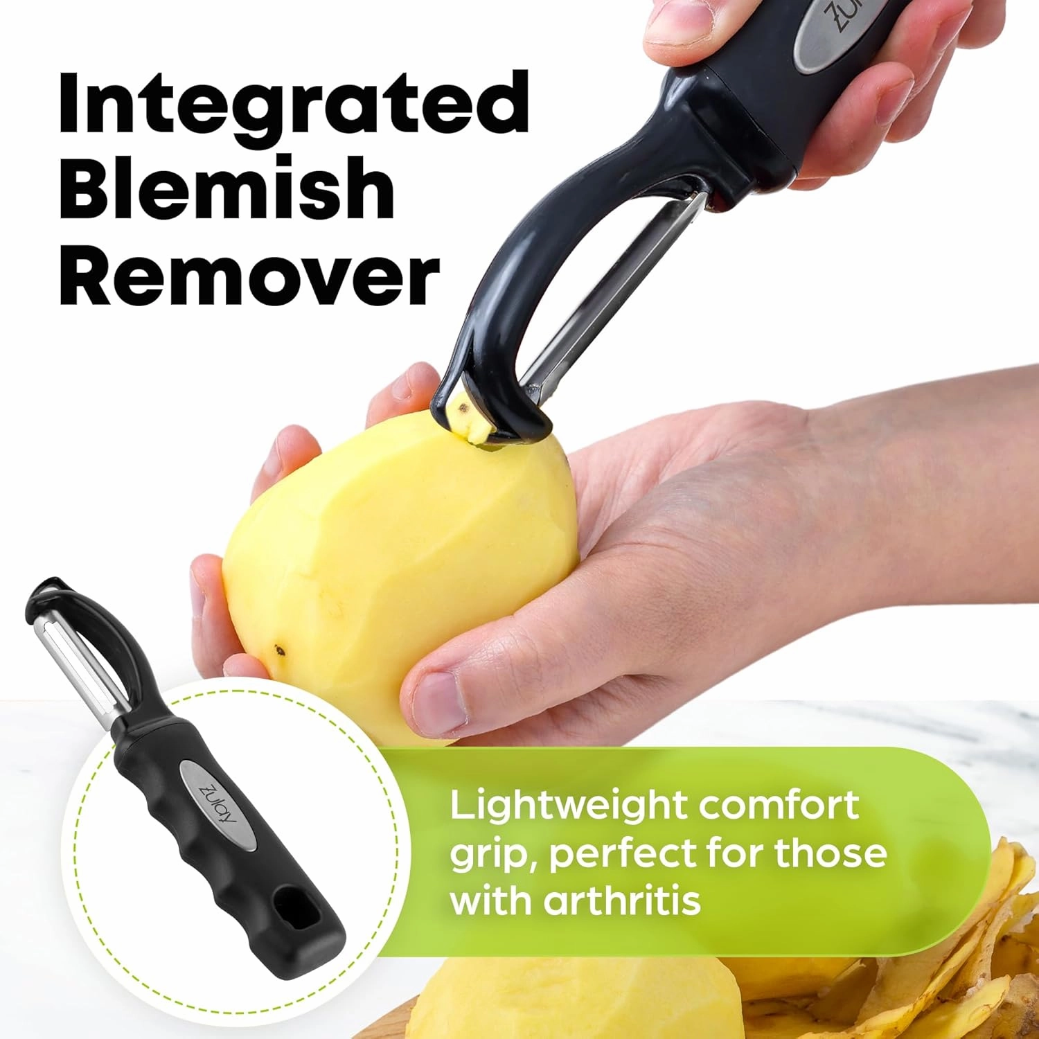 Zulay Kitchen Swivel Vegetable Peeler