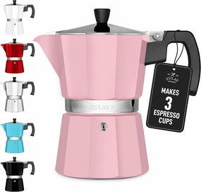 Zulay Premium Moka Pot Espresso Maker - 3 Cup Cooking Tools & Accessories clearance kits
