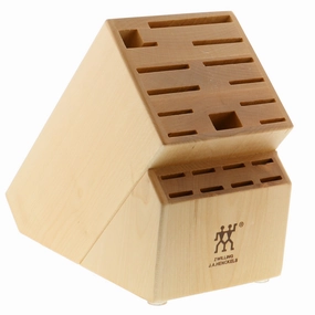 ZWILLING 20-slot Hardwood Knife Block Cutlery outlet discounts