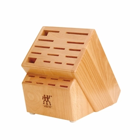 ZWILLING 22-slot Hardwood Knife Block Cutlery outlet discounts