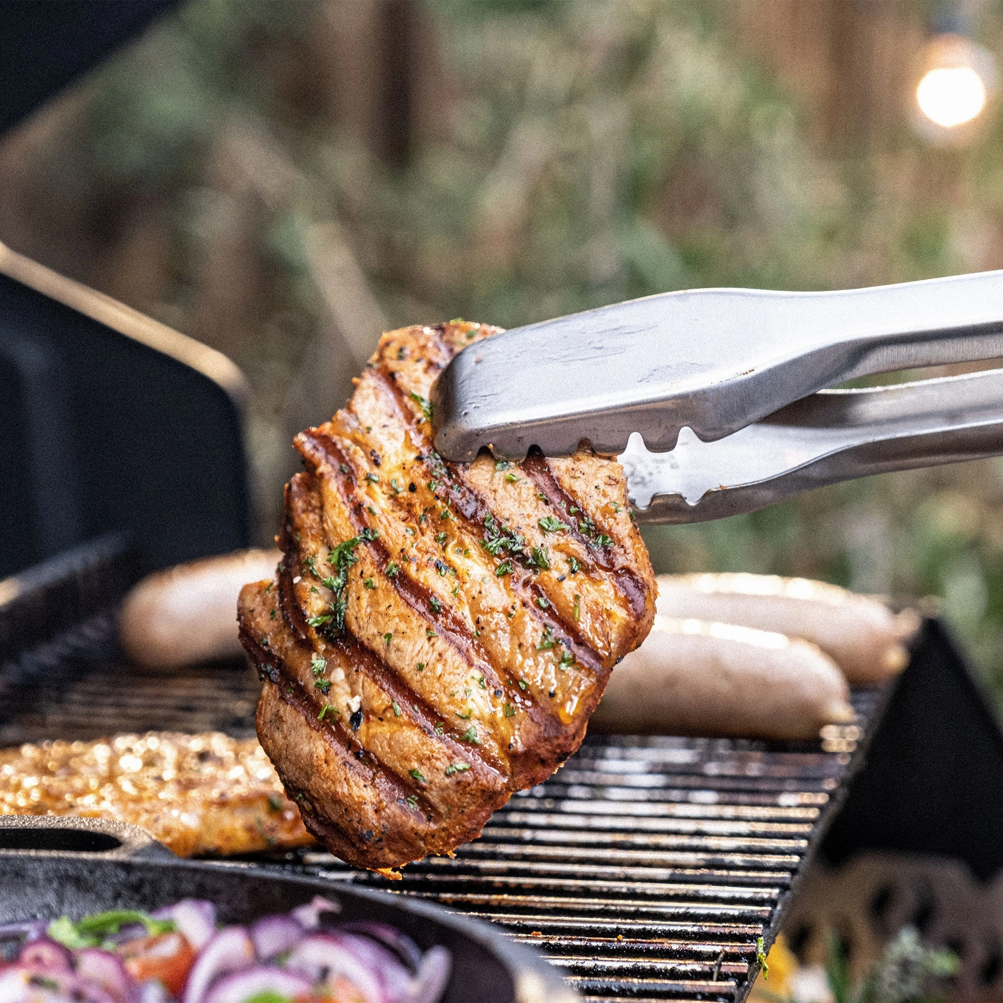 ZWILLING BBQ  16-inch Triple-Rivet Stainless Steel Grill Tongs