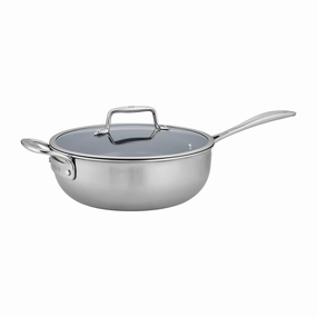 ZWILLING Clad CFX 4.5-qt Stainless Steel Ceramic Nonstick Perfect Pan Cookware online kitchen sale