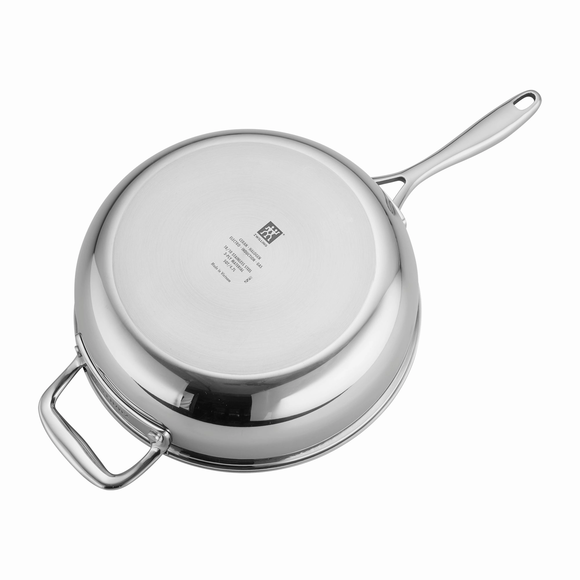 ZWILLING Clad CFX 4.5-qt Stainless Steel Ceramic Nonstick Perfect Pan