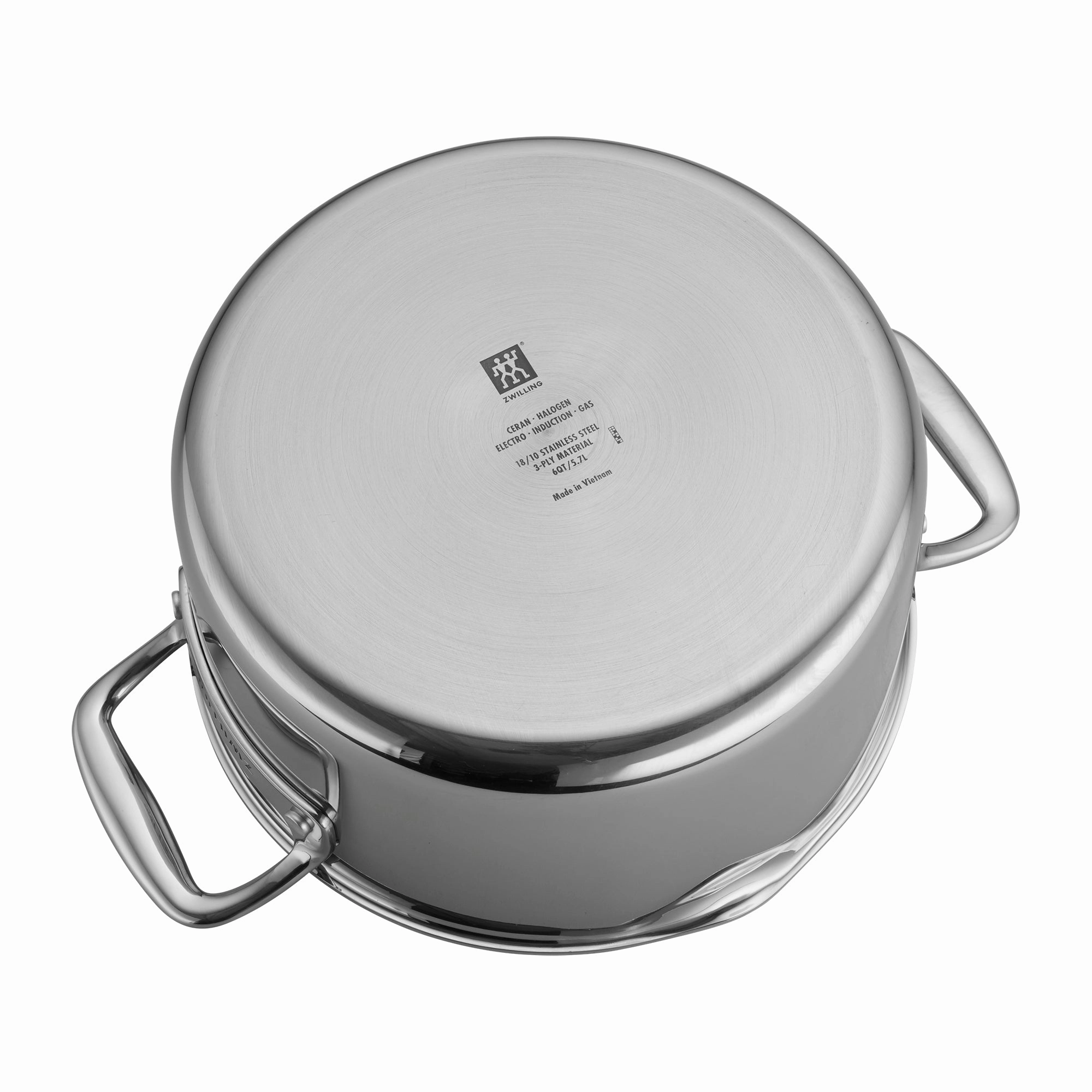 ZWILLING Clad CFX 6-qt Stainless Steel Ceramic Nonstick Dutch Oven