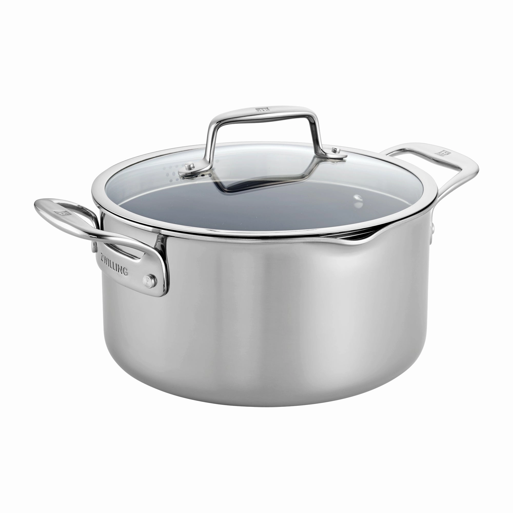 ZWILLING Clad CFX 6-qt Stainless Steel Ceramic Nonstick Dutch Oven Cookware online kitchen sale