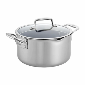 ZWILLING Clad CFX 6-qt Stainless Steel Ceramic Nonstick Dutch Oven Cookware online kitchen sale