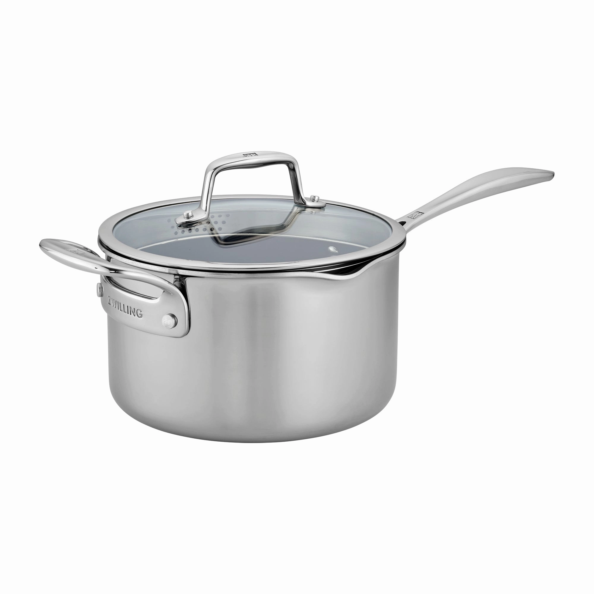 ZWILLING Clad CFX Stainless Steel Ceramic Nonstick Saucepan