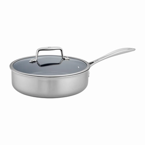 ZWILLING Clad CFX Stainless Steel Ceramic Nonstick Saute Pan Cookware holiday sale