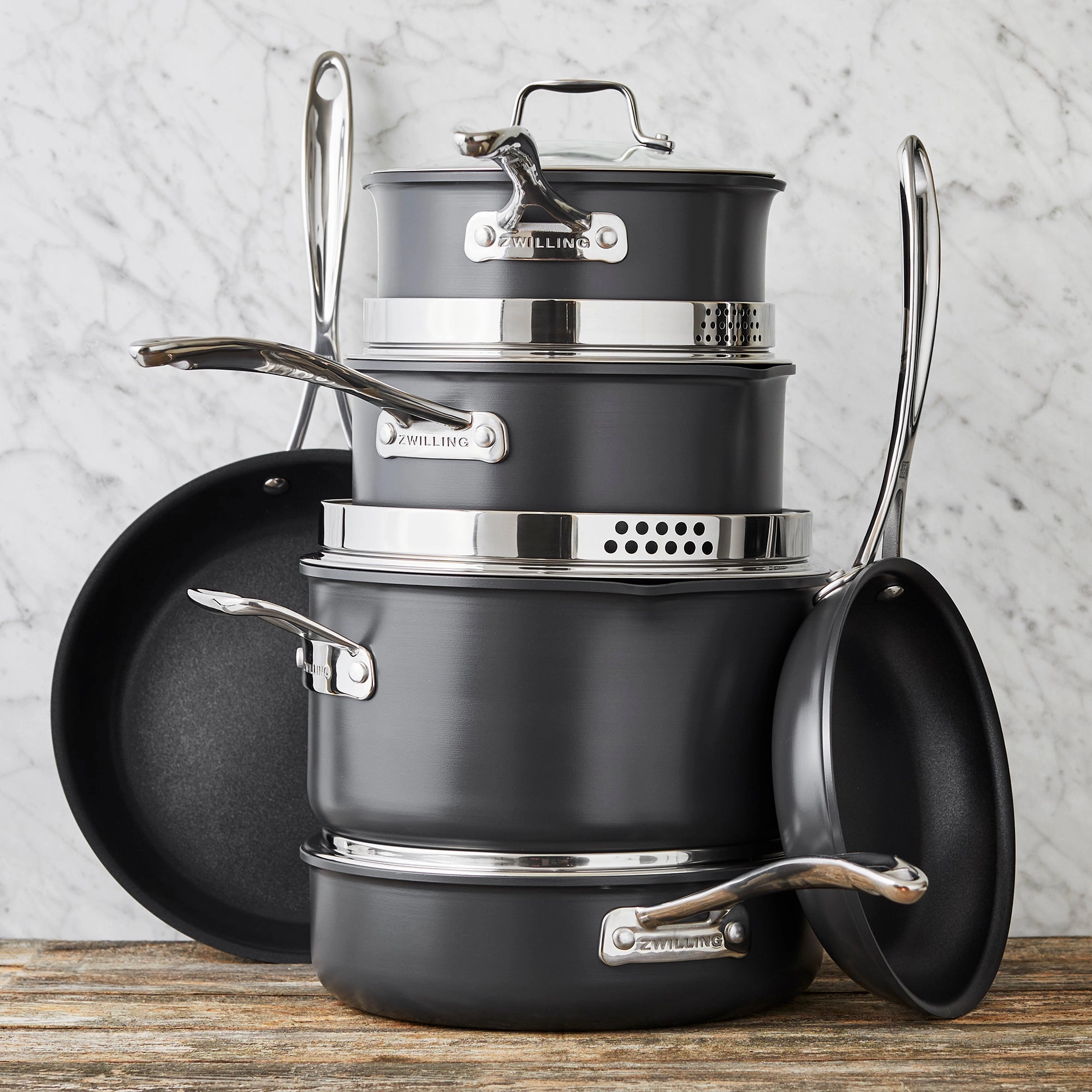 ZWILLING Clad Xtreme 10-pc Aluminum Nonstick Cookware Set