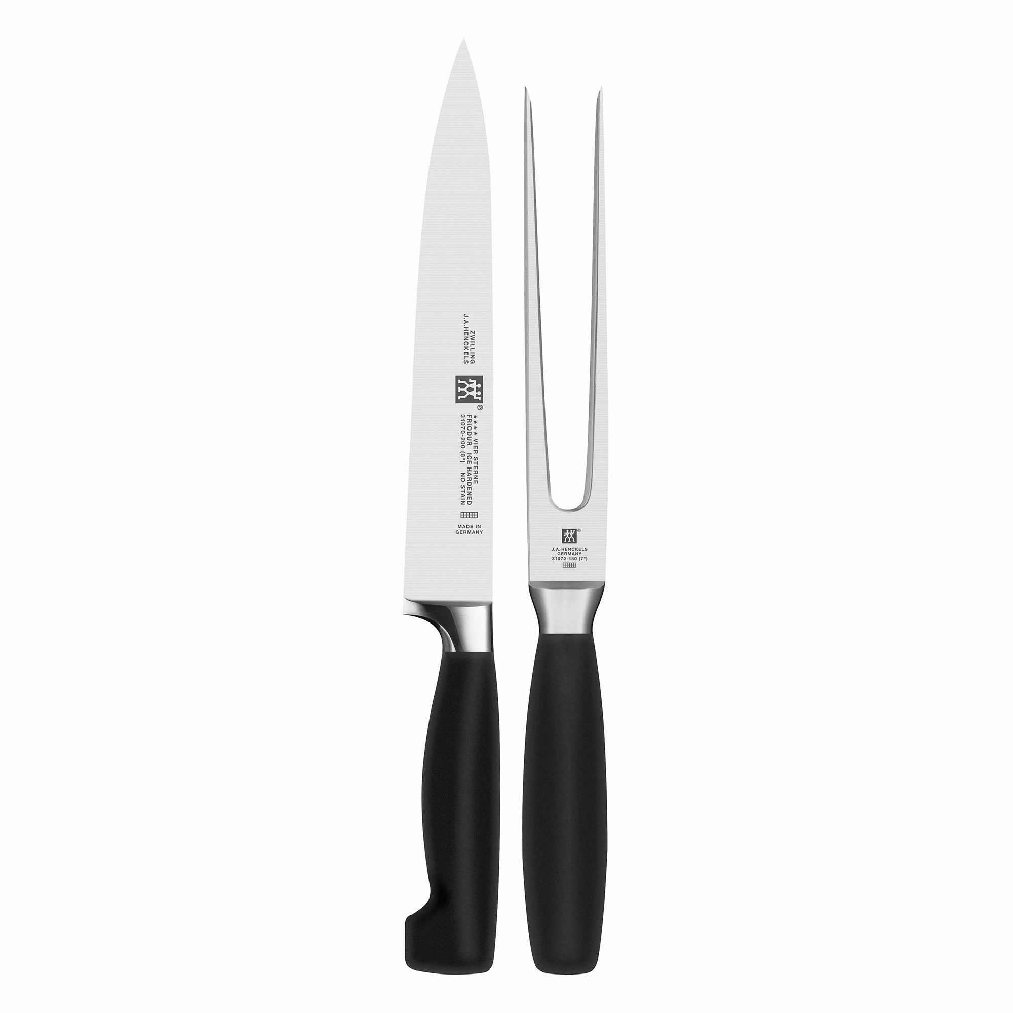 ZWILLING Four Star 2-pc Carving Knife & Fork Set Cutlery knife sets deals