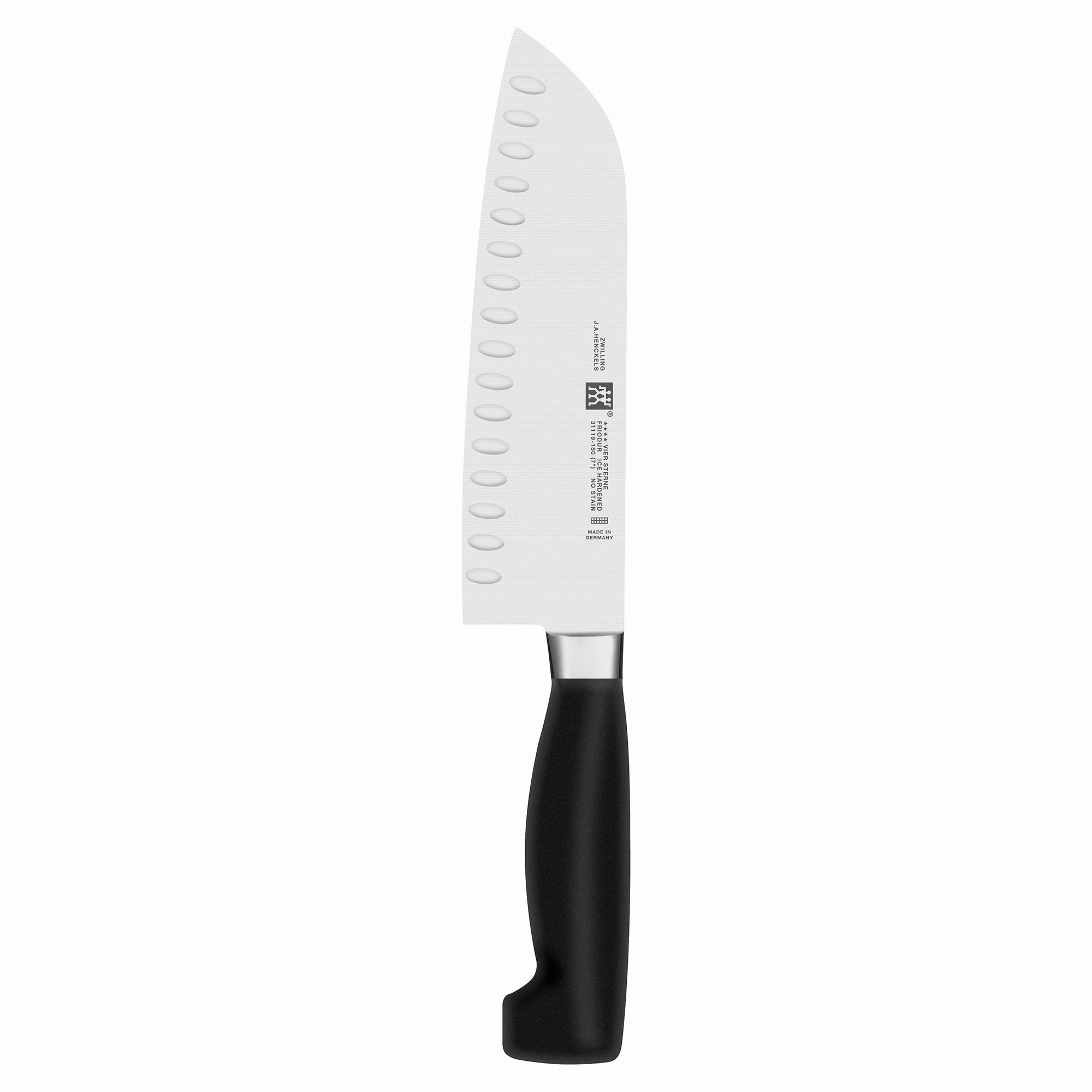 ZWILLING Four Star Hollow Edge Santoku Knife Cutlery outlet discounts