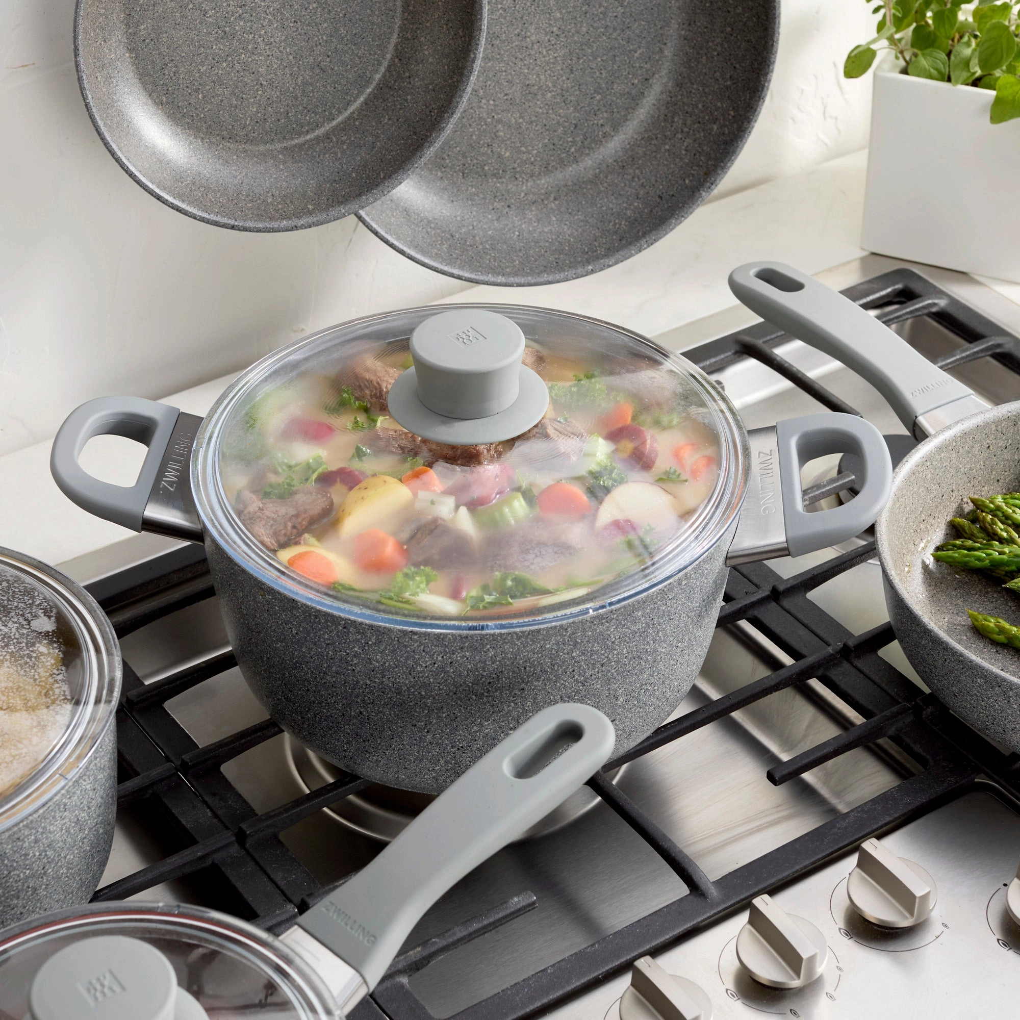 ZWILLING Parma Plus 10-pc Aluminum Nonstick Cookware Set