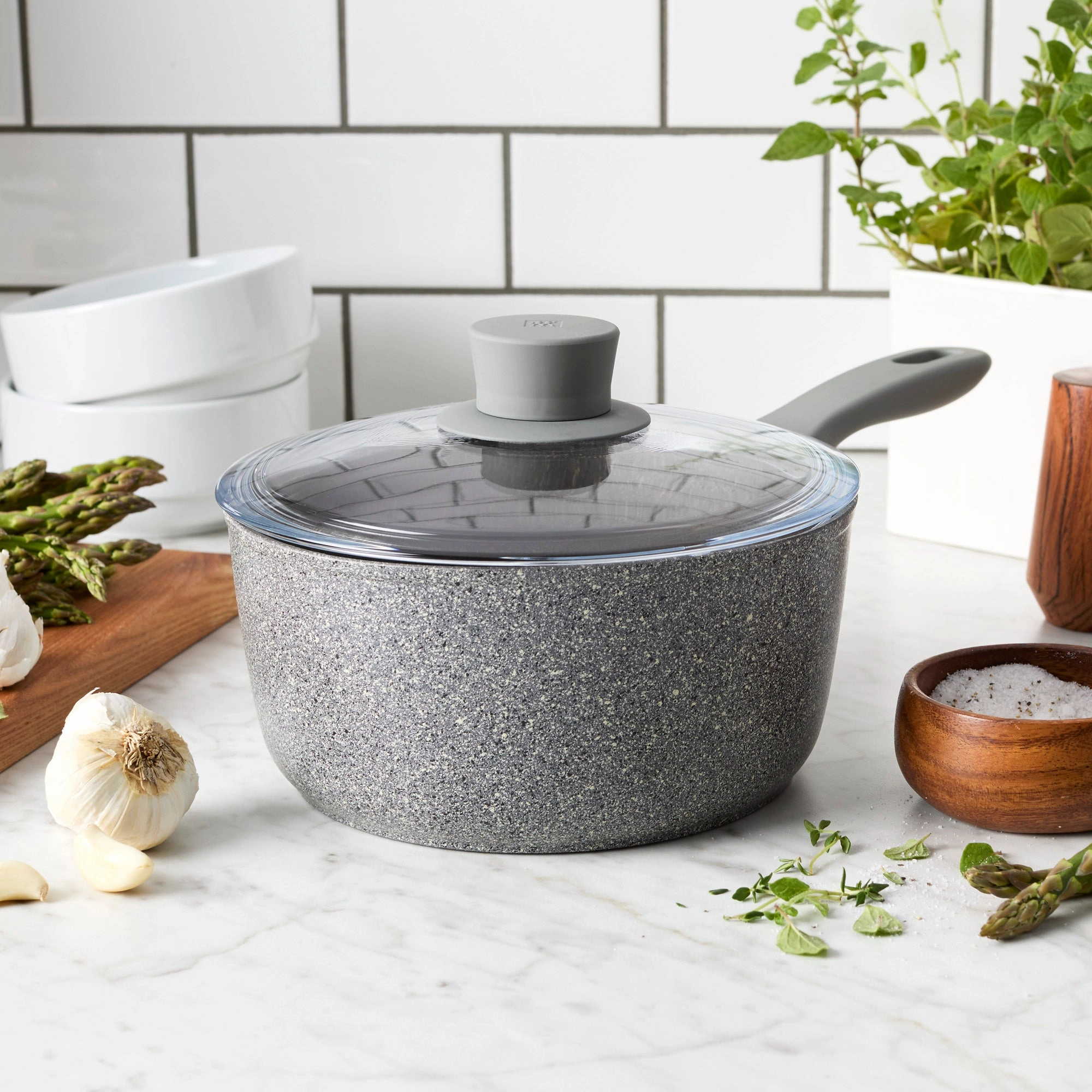 ZWILLING Parma Plus Aluminum Nonstick Saucepan with Lid