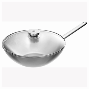 ZWILLING Plus 12-inch Stainless Steel Nonstick Wok with Lid Cookware holiday sale