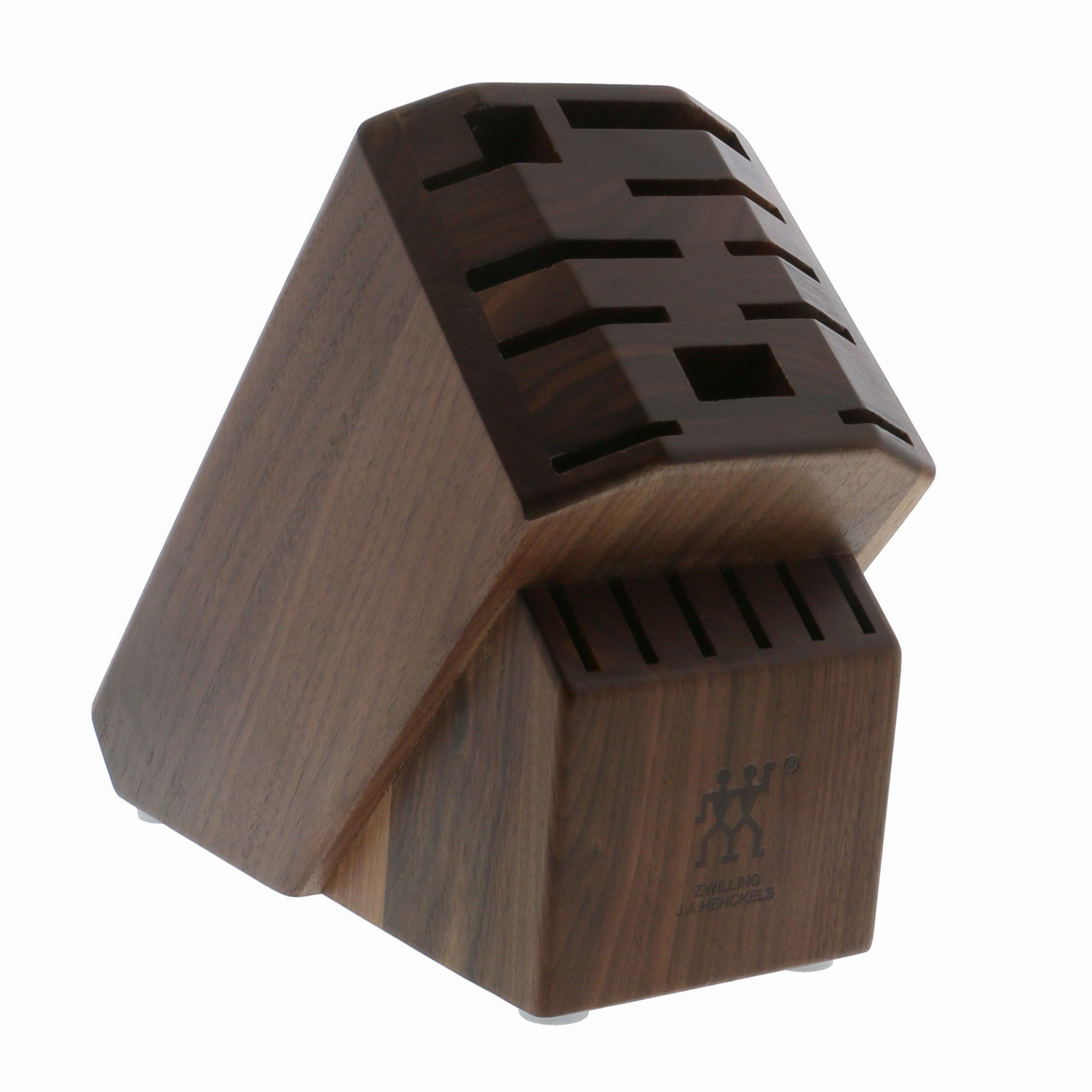 ZWILLING Pro 16-slot Knife Block - Dark Walnut Cutlery outlet discounts