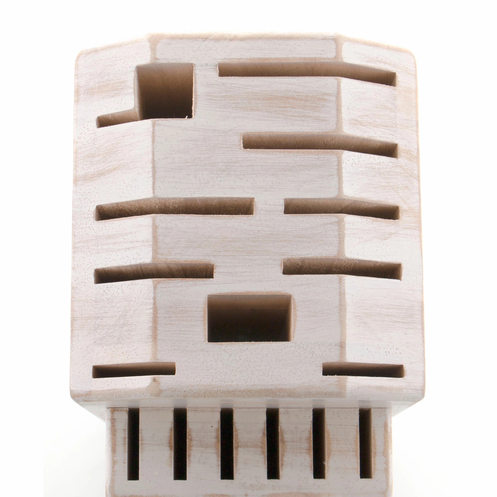 ZWILLING Pro 16-slot Knife Block - Rustic White