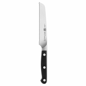 ZWILLING Pro 5-inch Serrated Utility Knife Cutlery outlet discounts