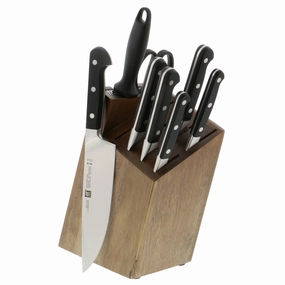 ZWILLING Pro 9-pc Knife Block Set Cutlery outlet discounts