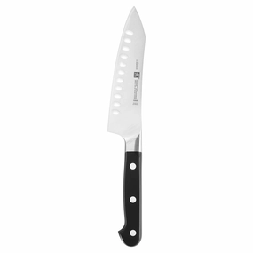 ZWILLING Pro Hollow Edge Rocking Santoku Knife Cutlery outlet discounts