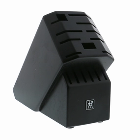 ZWILLING Pro Rubberwood 16-slot Knife Block - Black Cutlery outlet discounts
