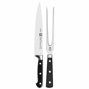 ZWILLING Professional "S" 2-pc Carving Knife & Fork Set Cutlery outlet discounts