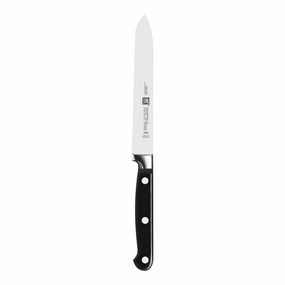 ZWILLING Professional "S" 5-inch Serrated Utility Knife Cutlery outlet discounts