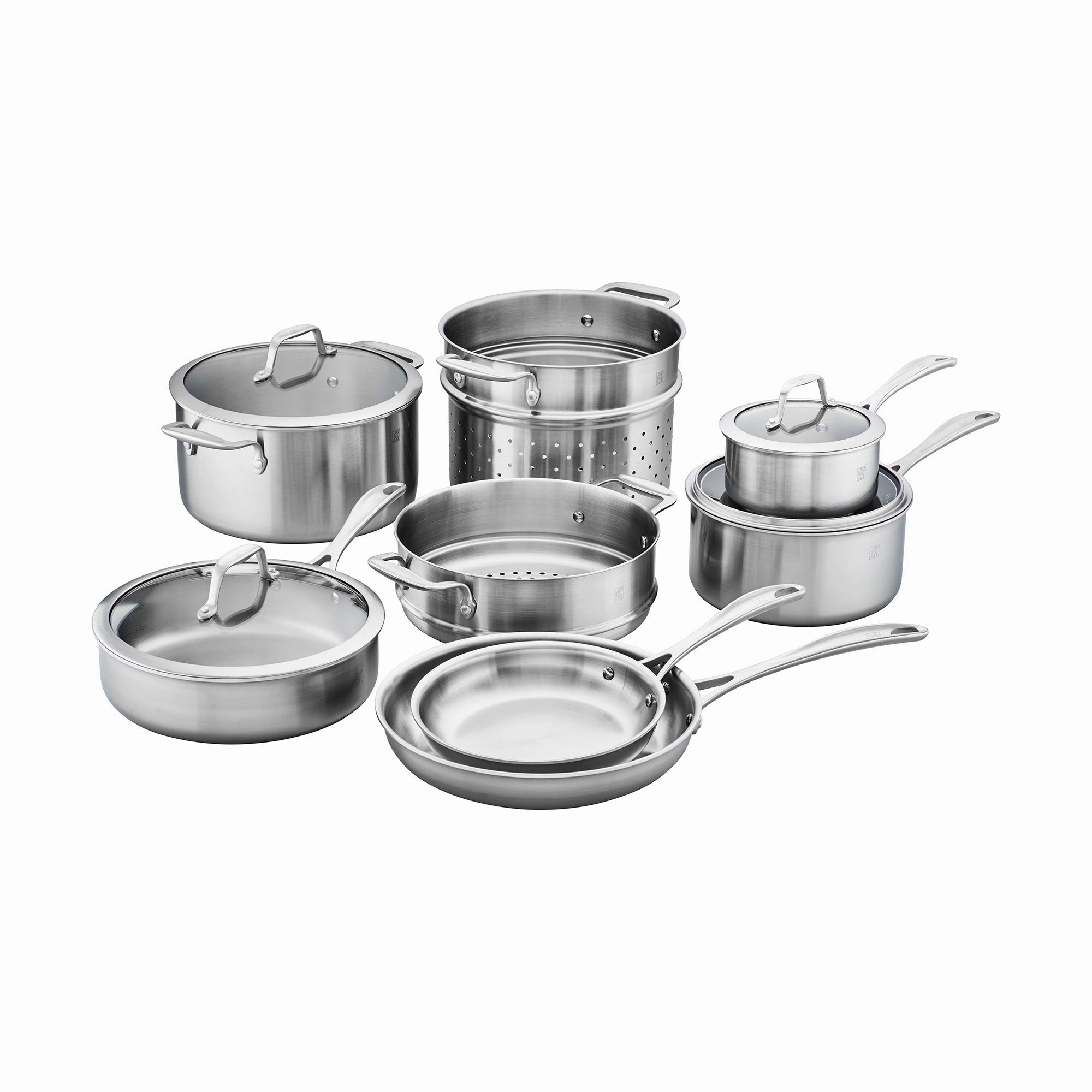 ZWILLING Spirit 3-ply 12-pc Stainless Steel Cookware Set Cookware online kitchen sale