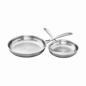 ZWILLING Spirit 3-ply 2-pc Stainless Steel Fry Pan Set Cookware online kitchen sale