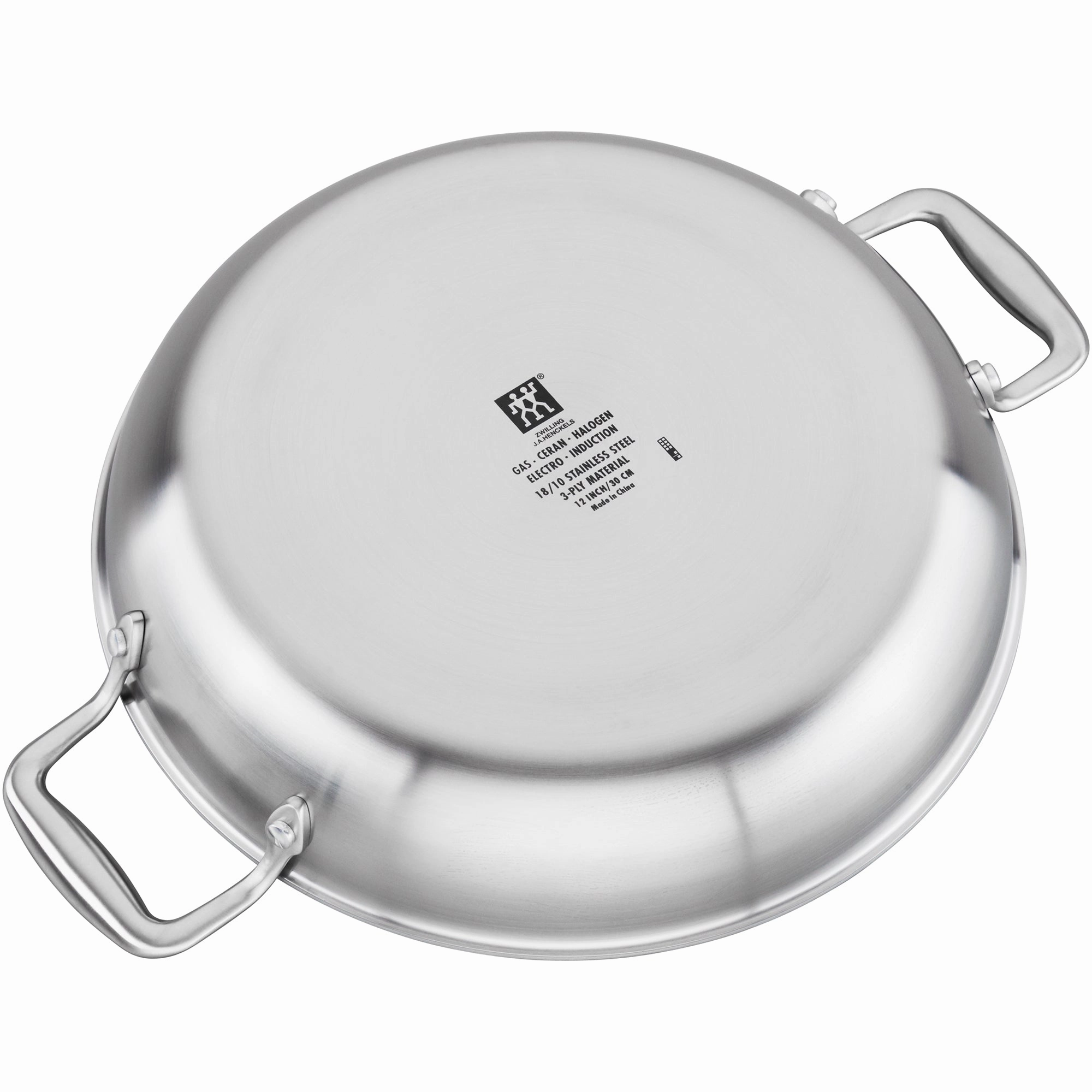 ZWILLING Spirit 3-ply 4-qt Stainless Steel Ceramic Nonstick Braiser