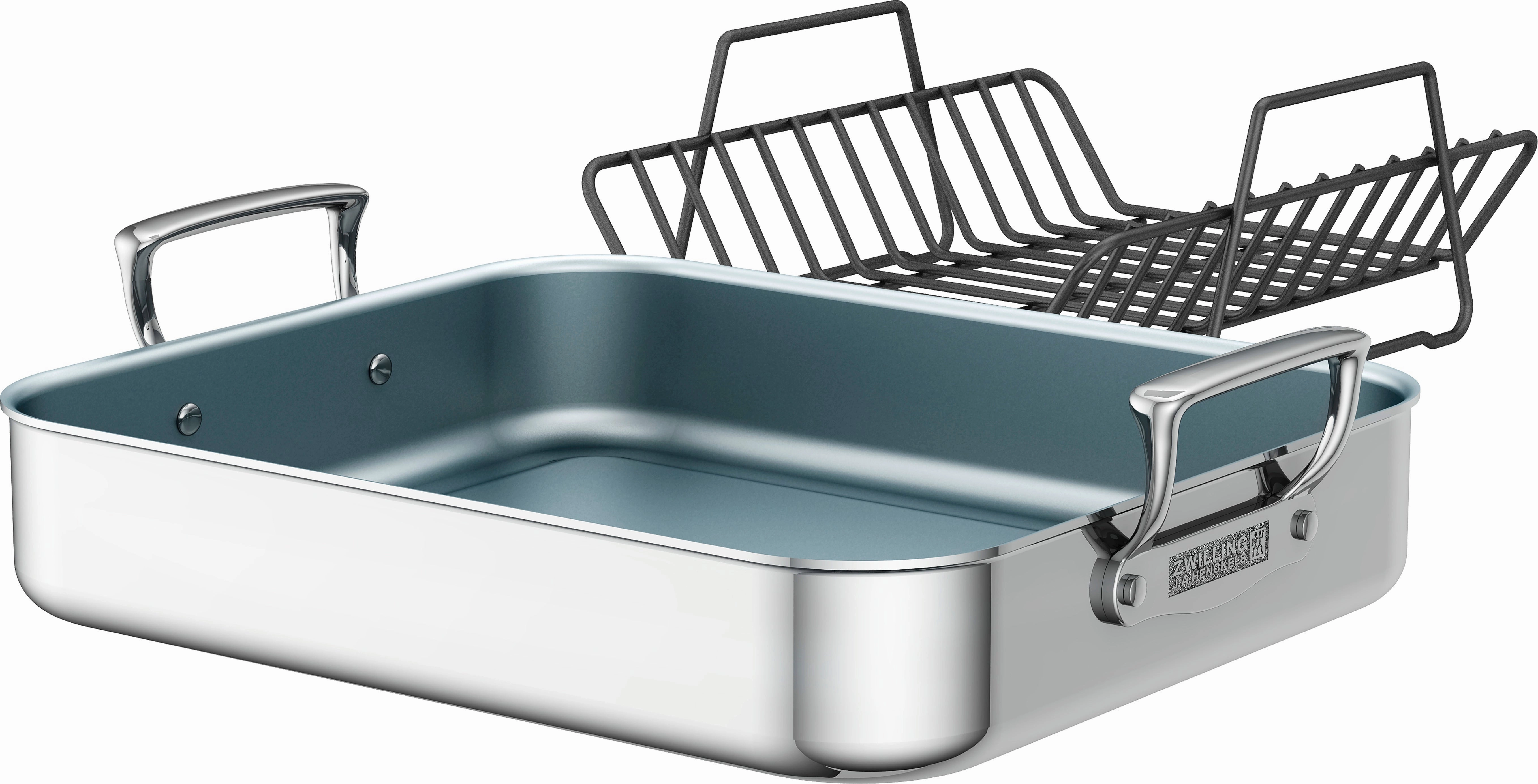 ZWILLING Stainless Steel Ceramic Nonstick Roasting Pan Cookware online kitchen sale