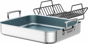 ZWILLING Stainless Steel Ceramic Nonstick Roasting Pan Cookware online kitchen sale