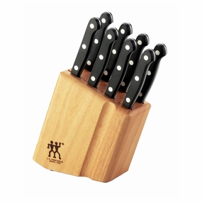 ZWILLING TWIN Gourmet Classic 9-pc Steak Knife Block Set Cutlery outlet discounts